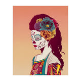 Mexican Skull Lady (Print Only) thumbnail