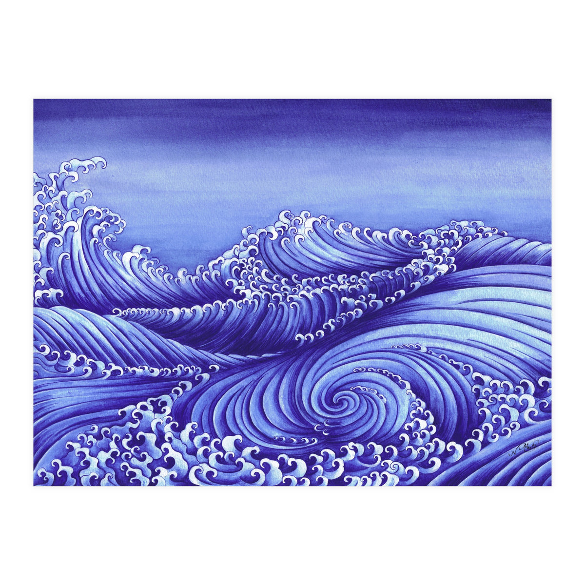 Turbulent Water Triptych part 1 (Print Only)