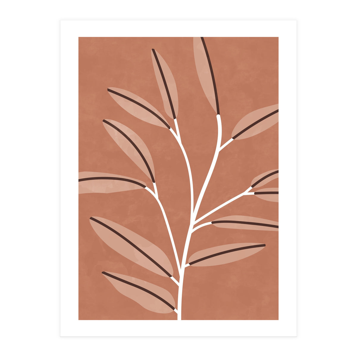 Mid Century Modern Plant (Print Only)