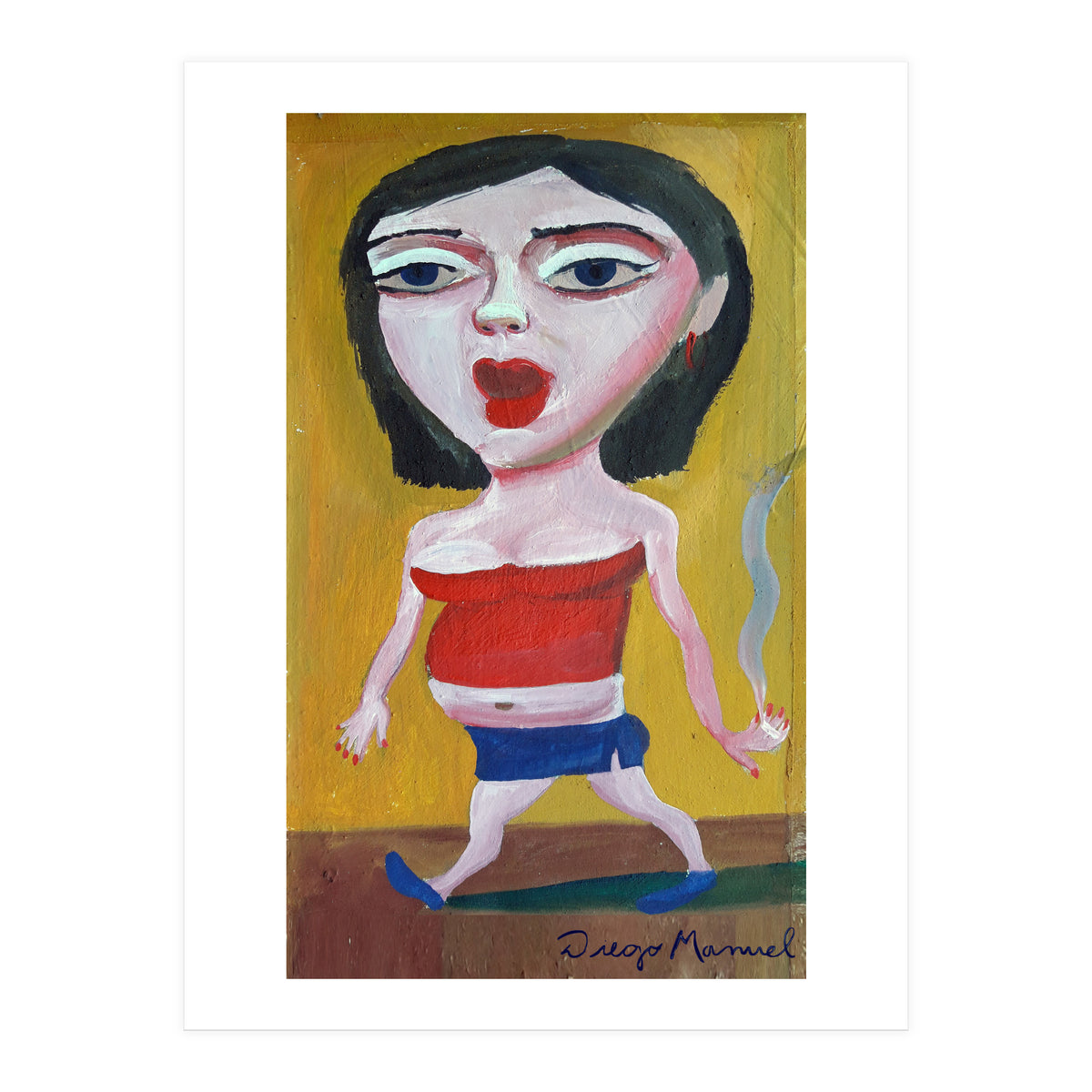 Walking girl (Print Only)