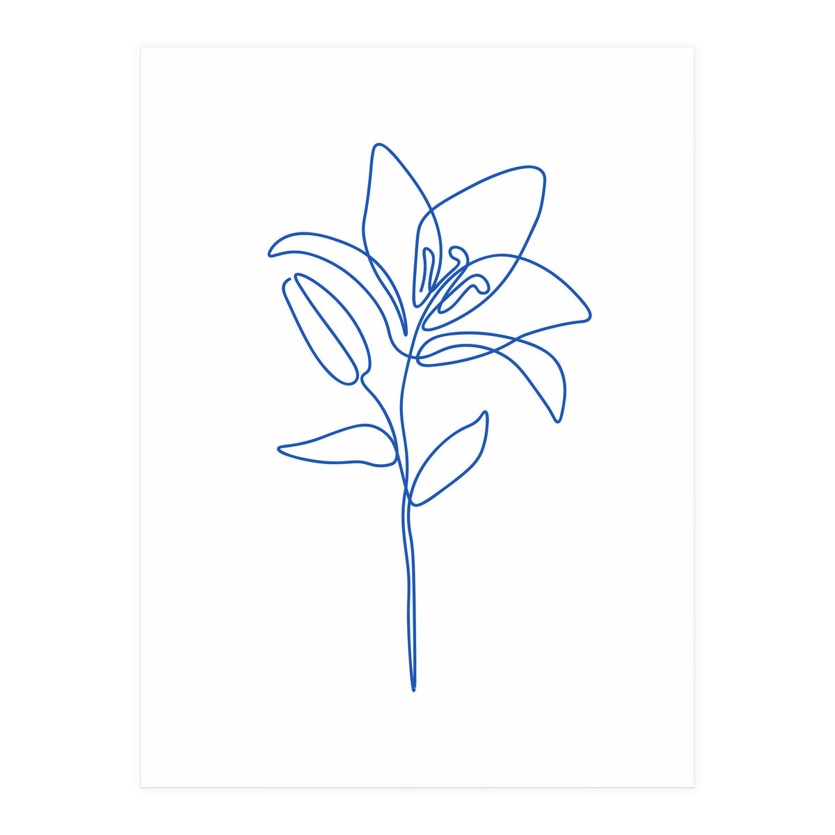 One Line Flower II (Print Only)