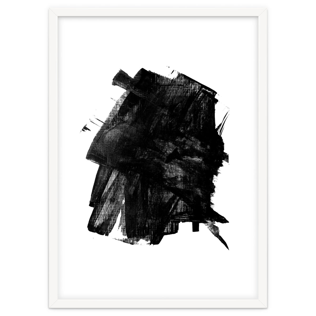 Minimalist Textured Brushstroke Art #3