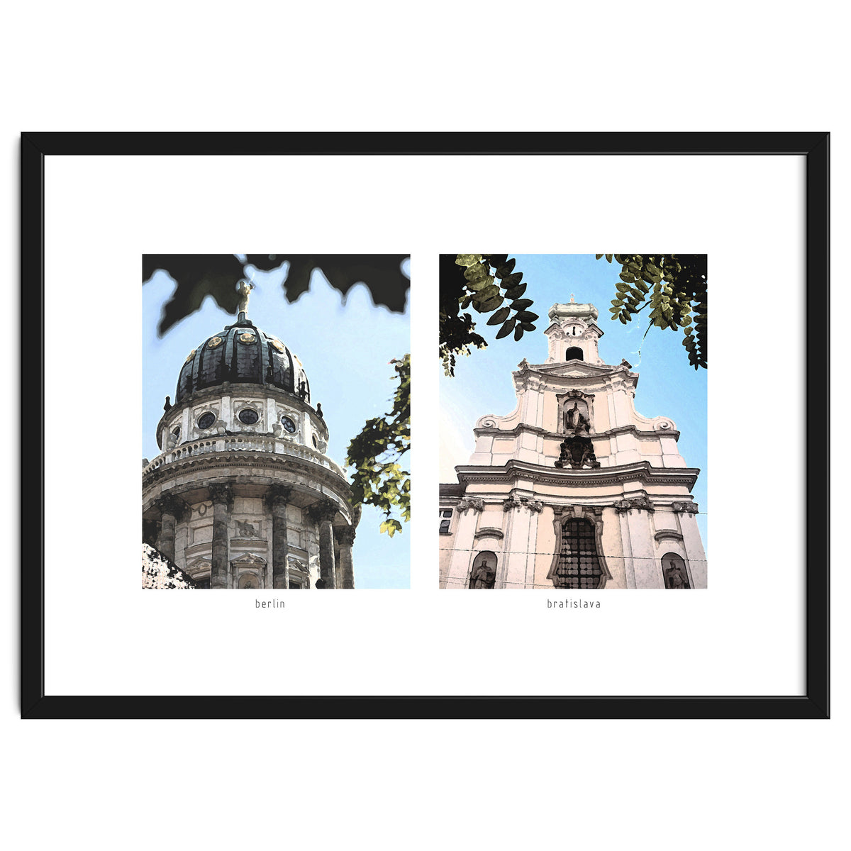 Architectural framing in paints