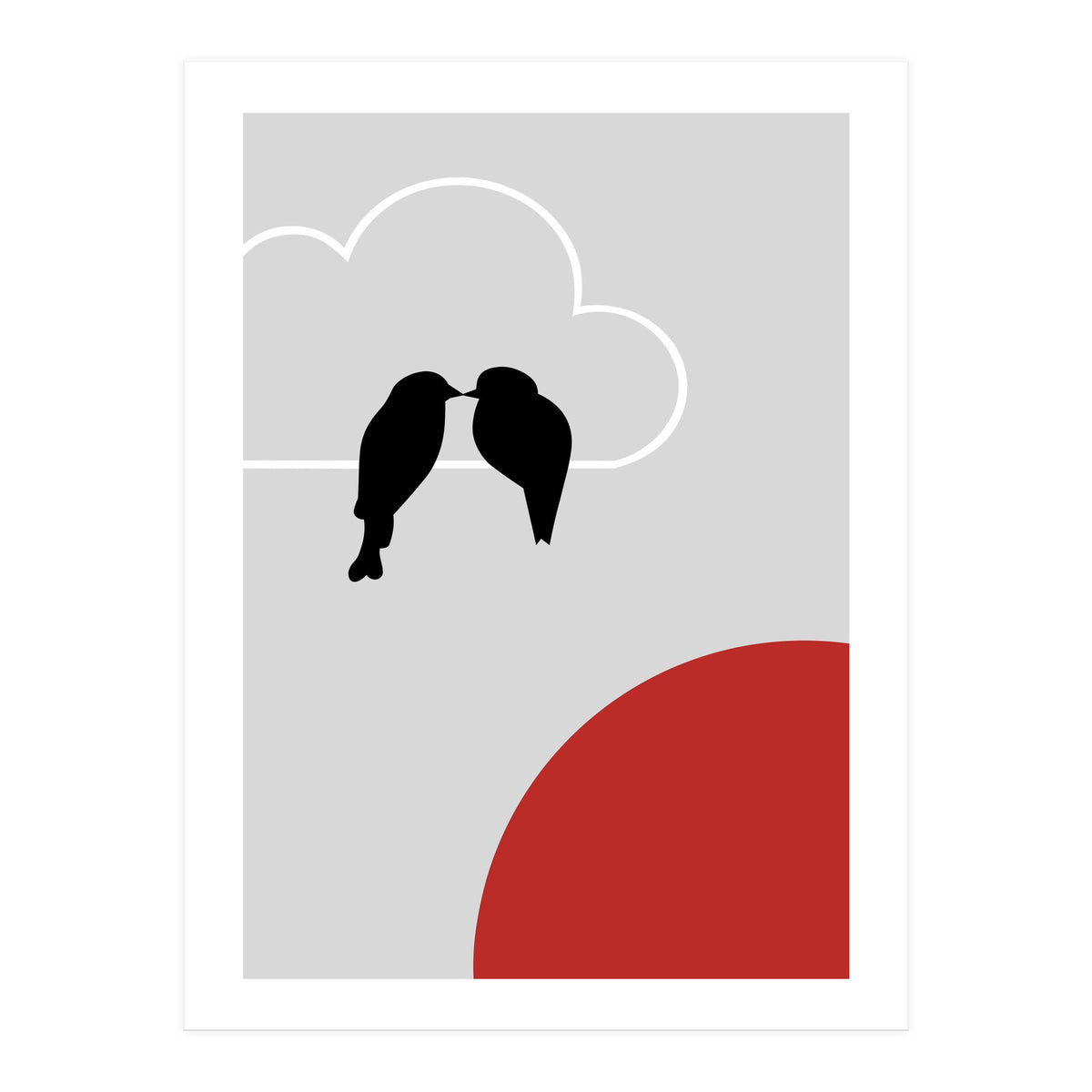 KISSING SUNSET (Print Only)