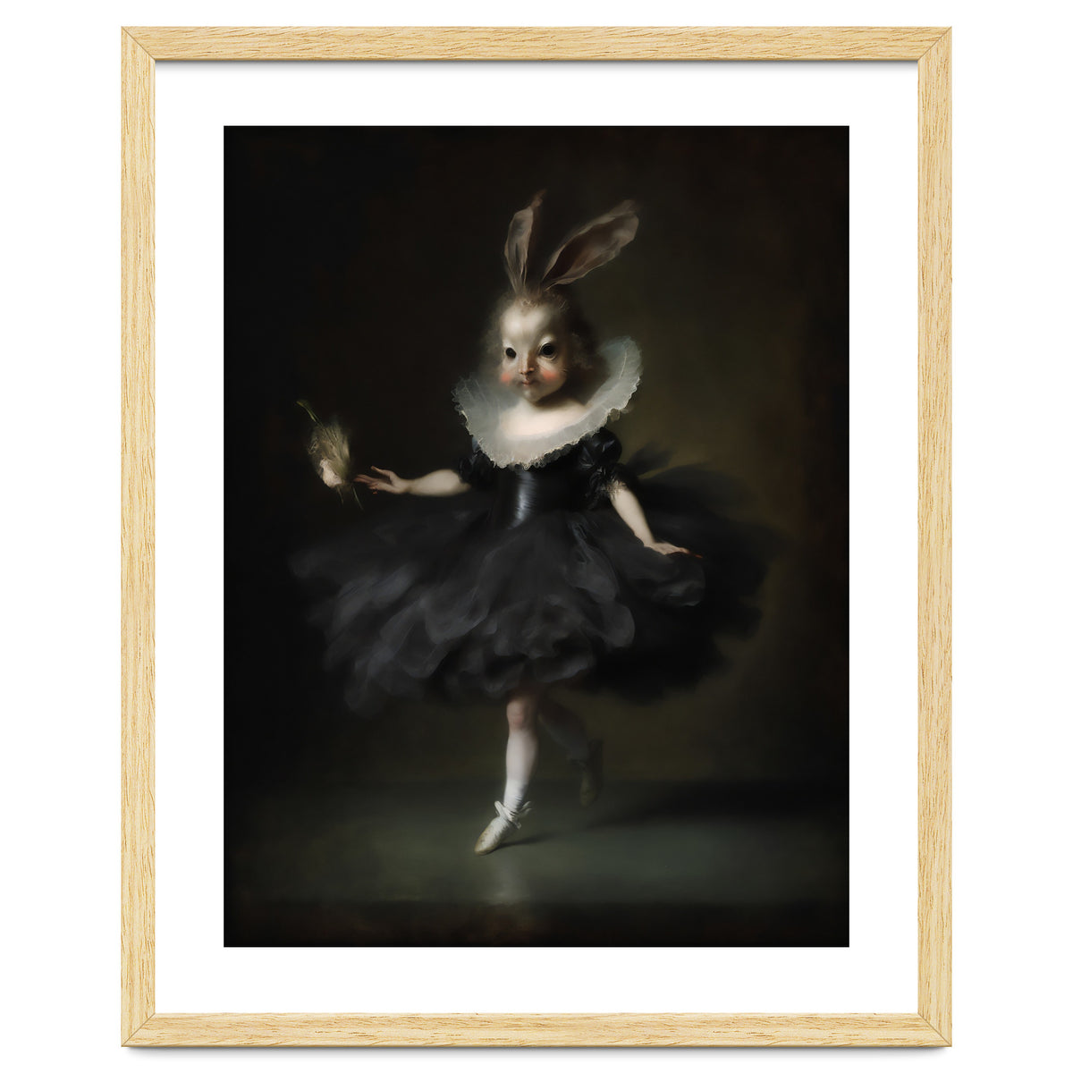 Gothic Hare-Girl Hybrid Ballerina