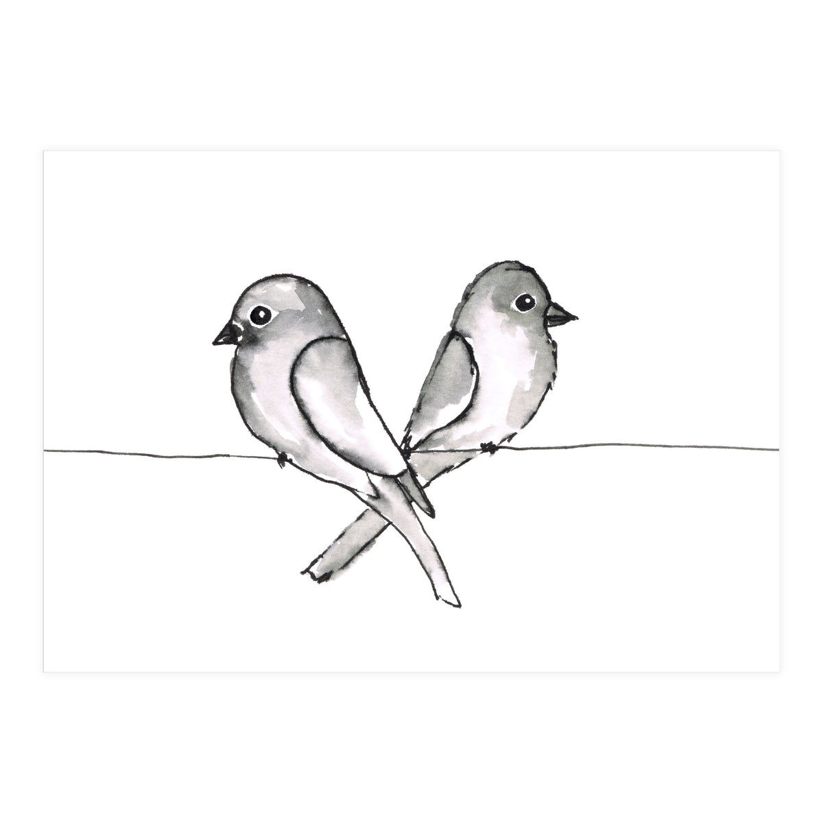 Two birdies (Print Only)