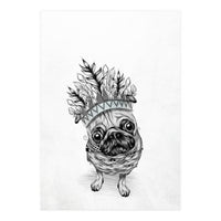 Indian Pug (Print Only)