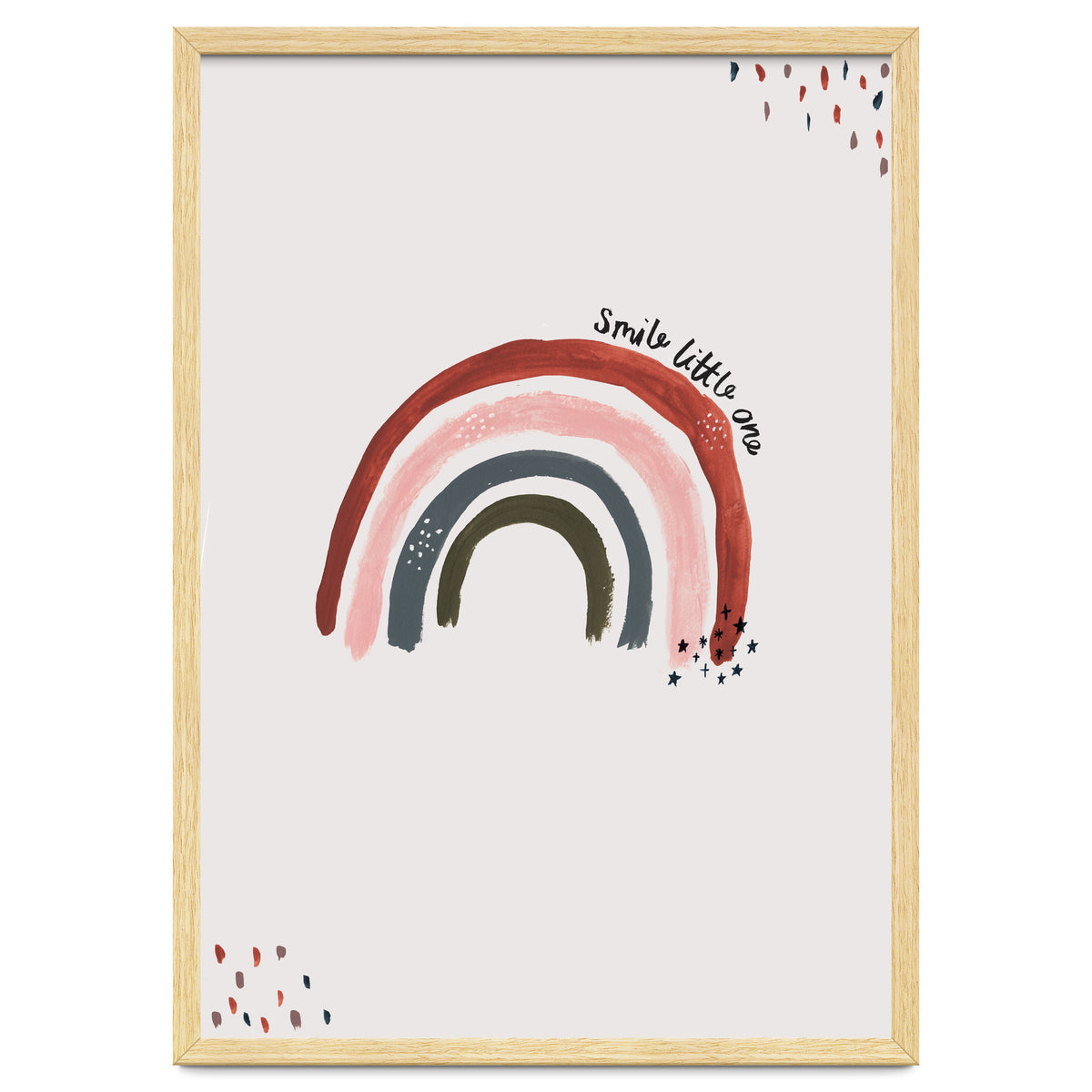 Smile Little One Rainbow Portrait