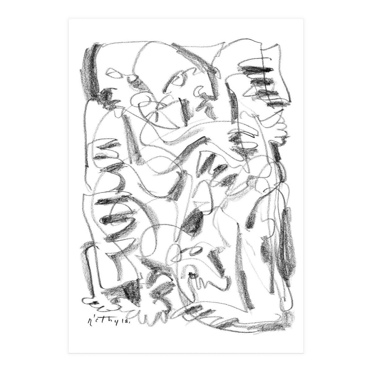 Out of the Shadows - b&w (Print Only)