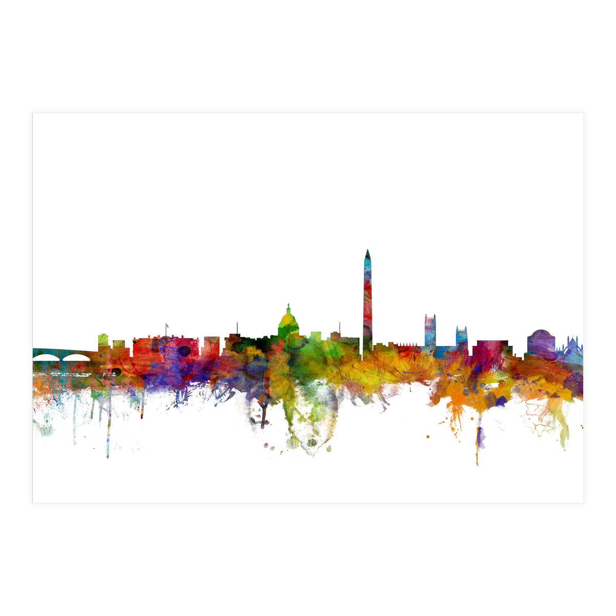 Washington DC Skyline (Print Only)