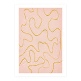 Pink and rust organic lines (Print Only) thumbnail