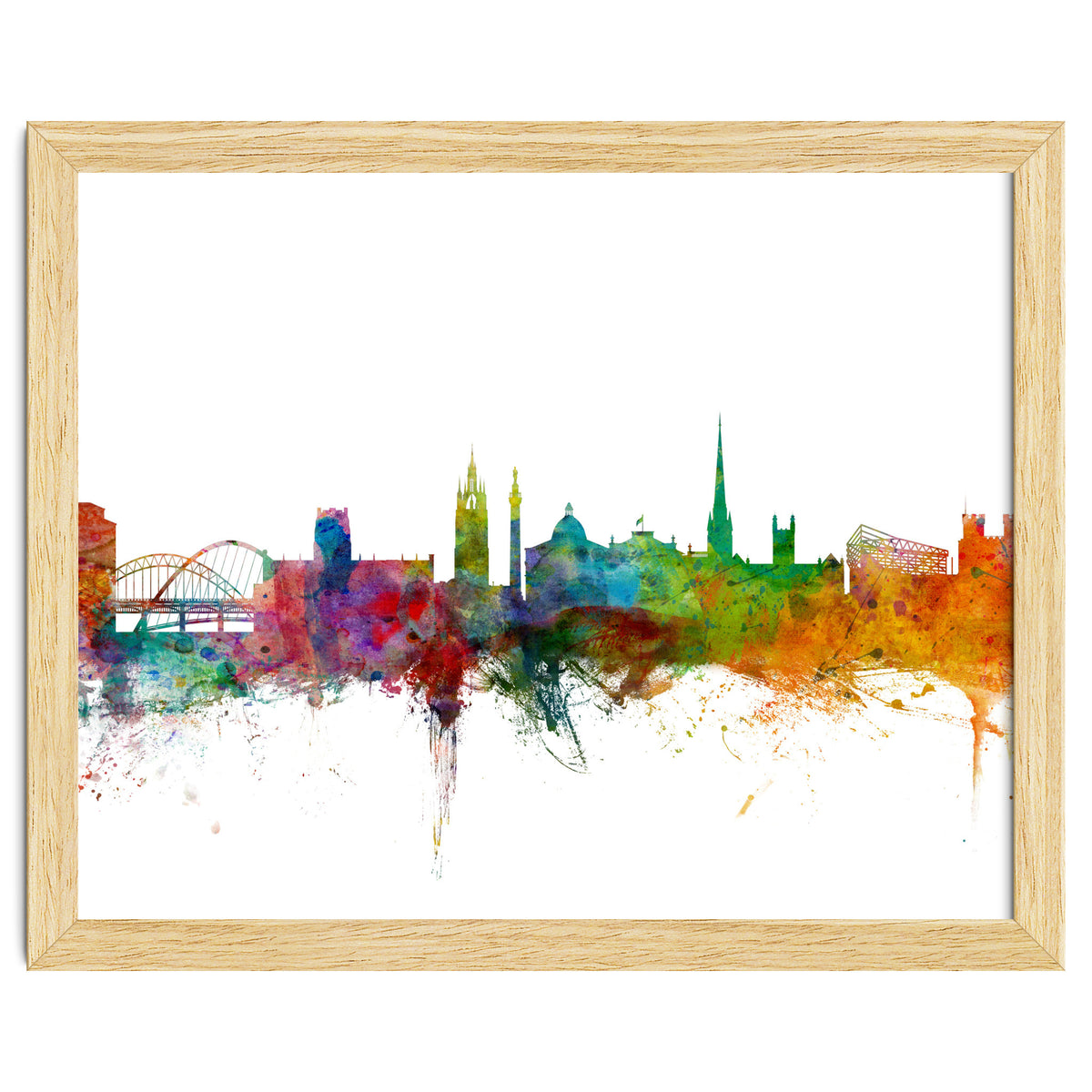 Newcastle England Skyline