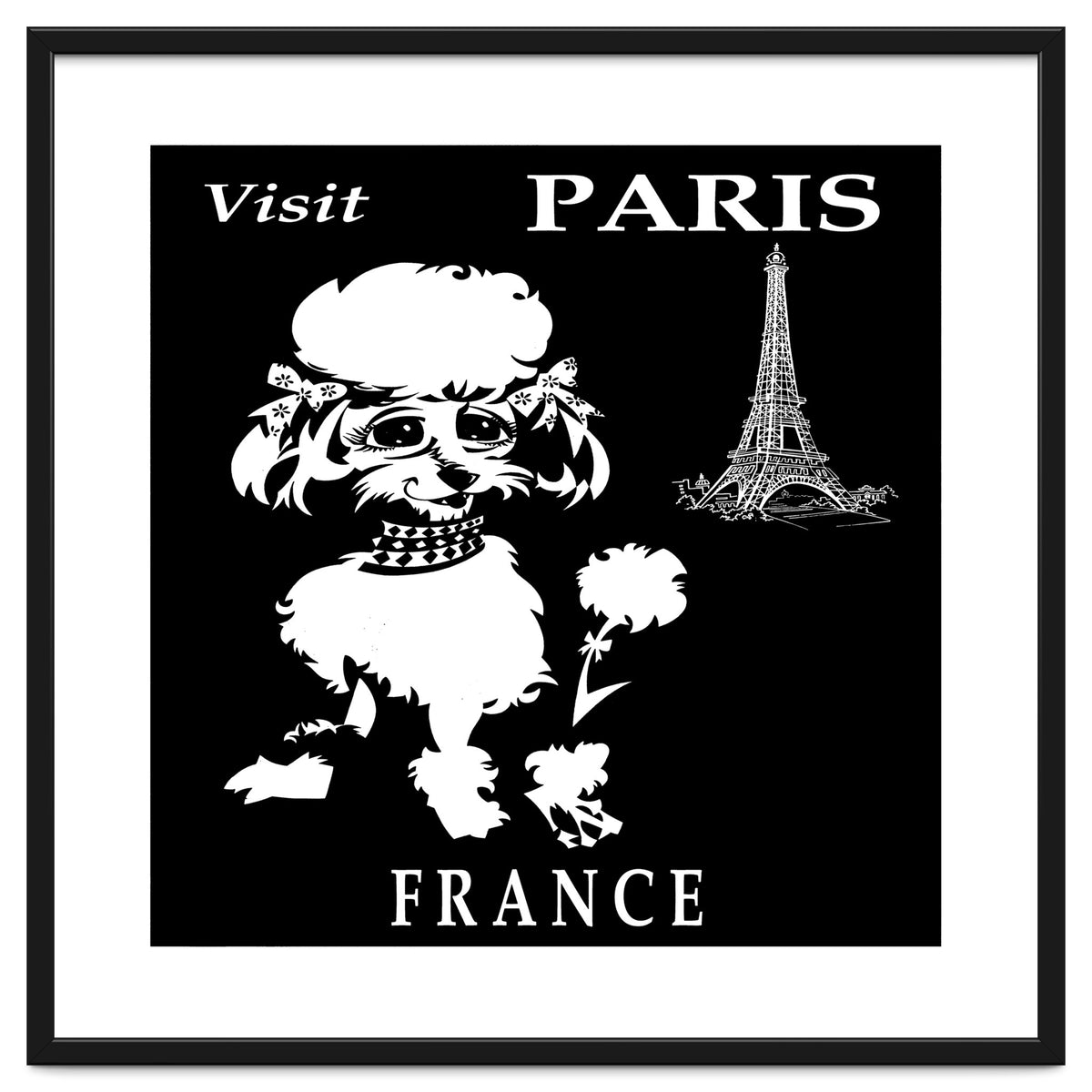 Paris France Travel Poster