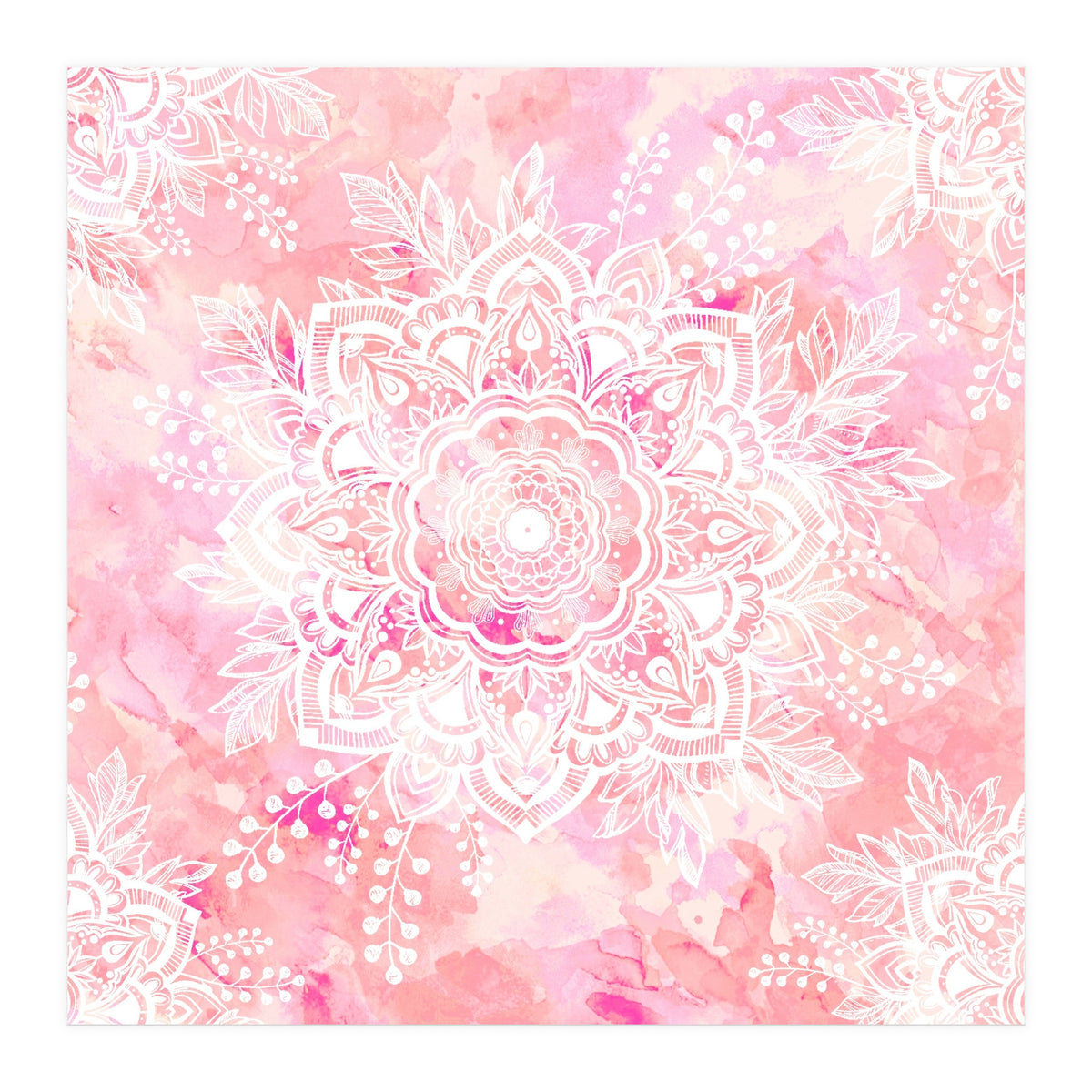 Queen Starring of Mandalas-Rose (Print Only)
