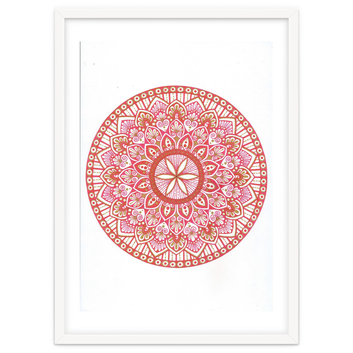 Red & Gold Mandala