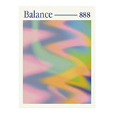 Angel Numbers \\ 888 Balance \\ Color Aura (Print Only) thumbnail