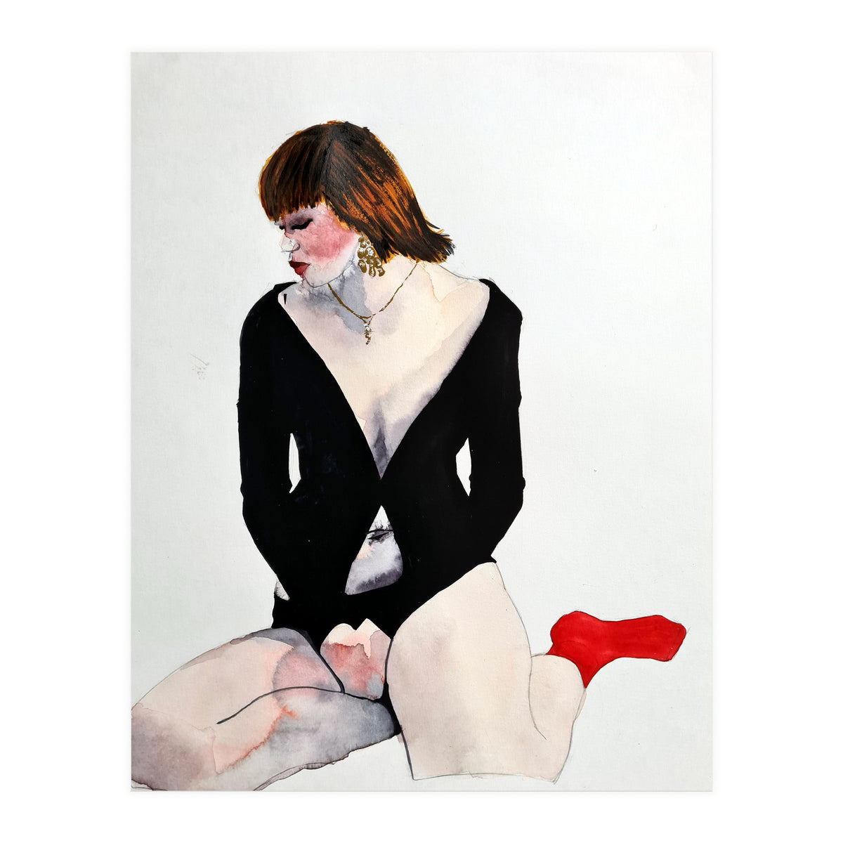 Untitled #95 Red Socks (Print Only)