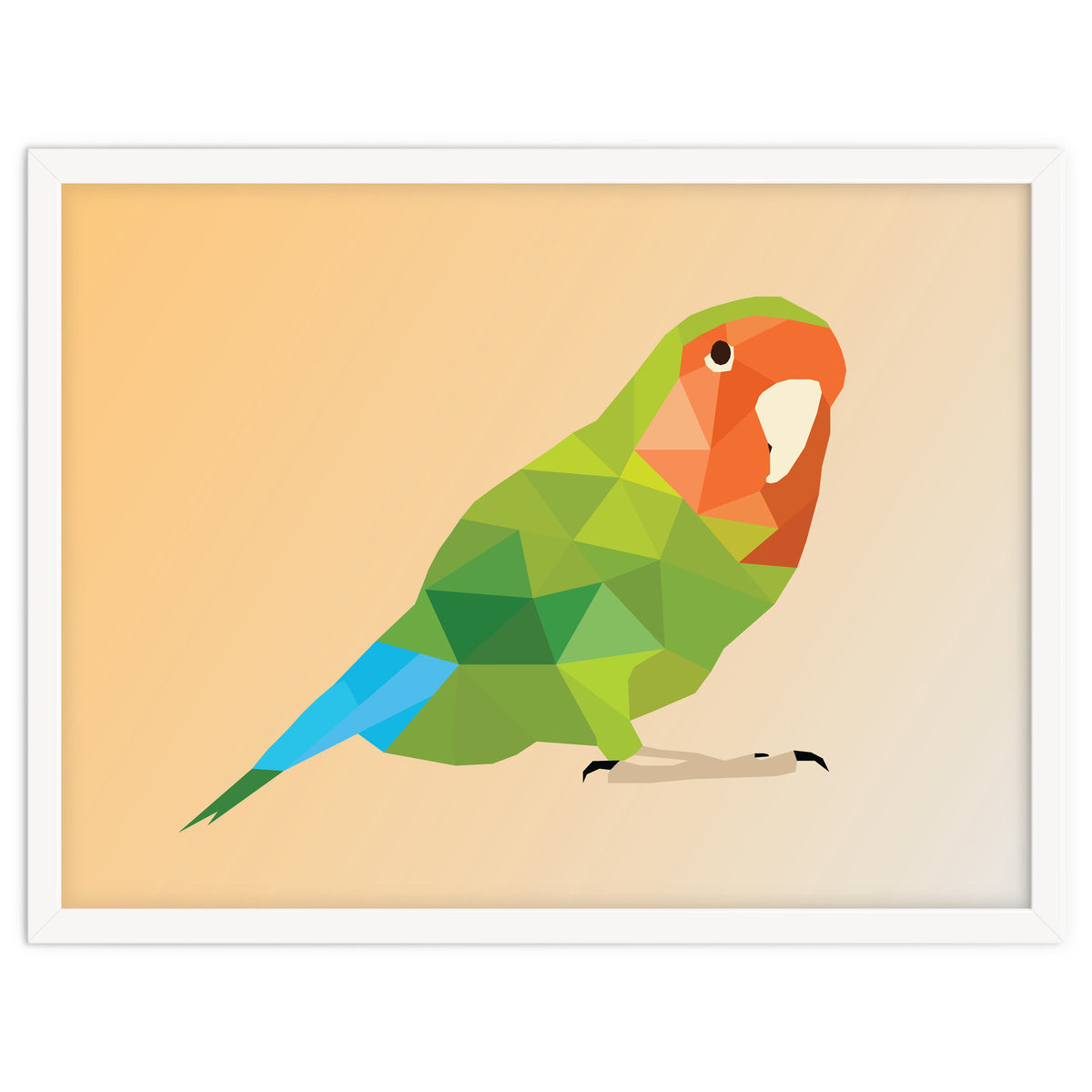Parrot Low Poly Art