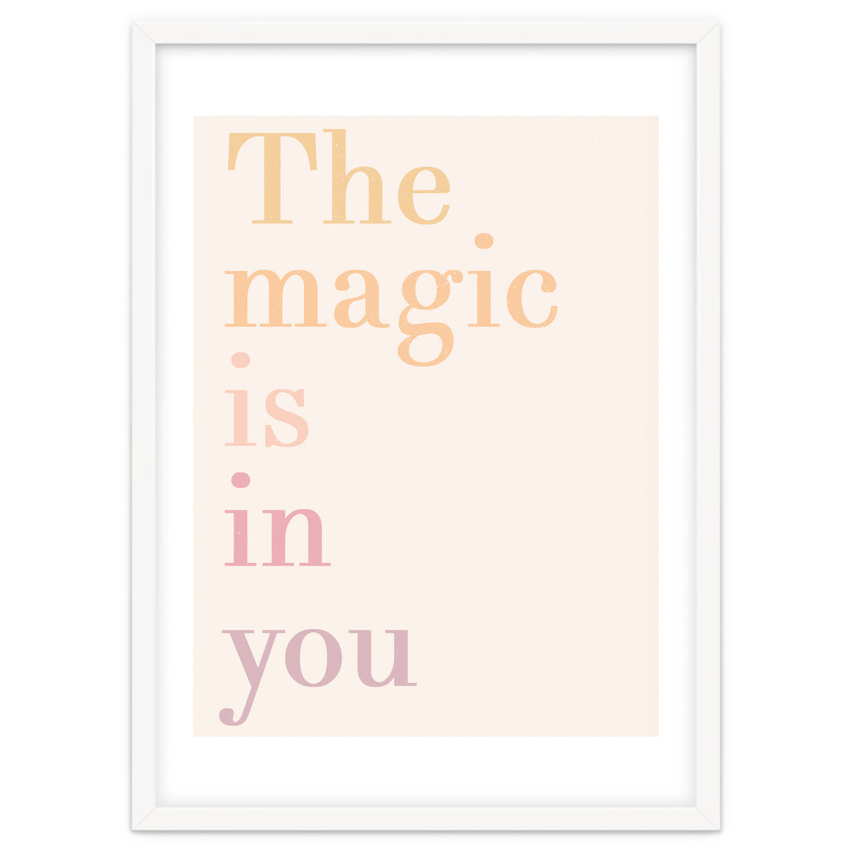 The Magic Is In You, Pastel