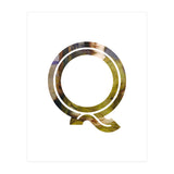 Letter Q - (Impress) (Print Only) thumbnail