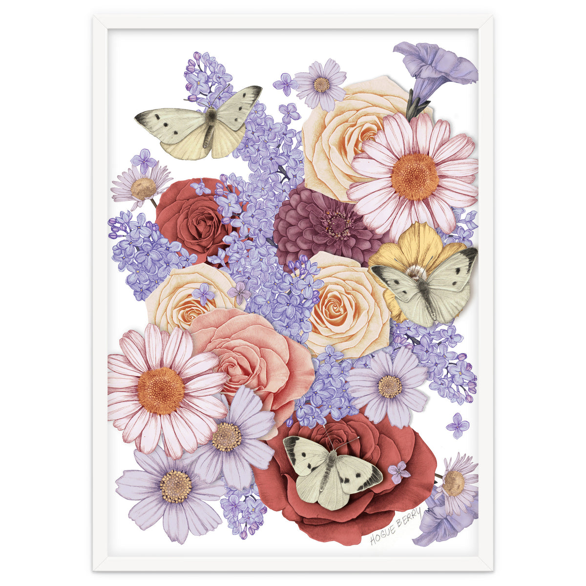 Flowers and Butterflies