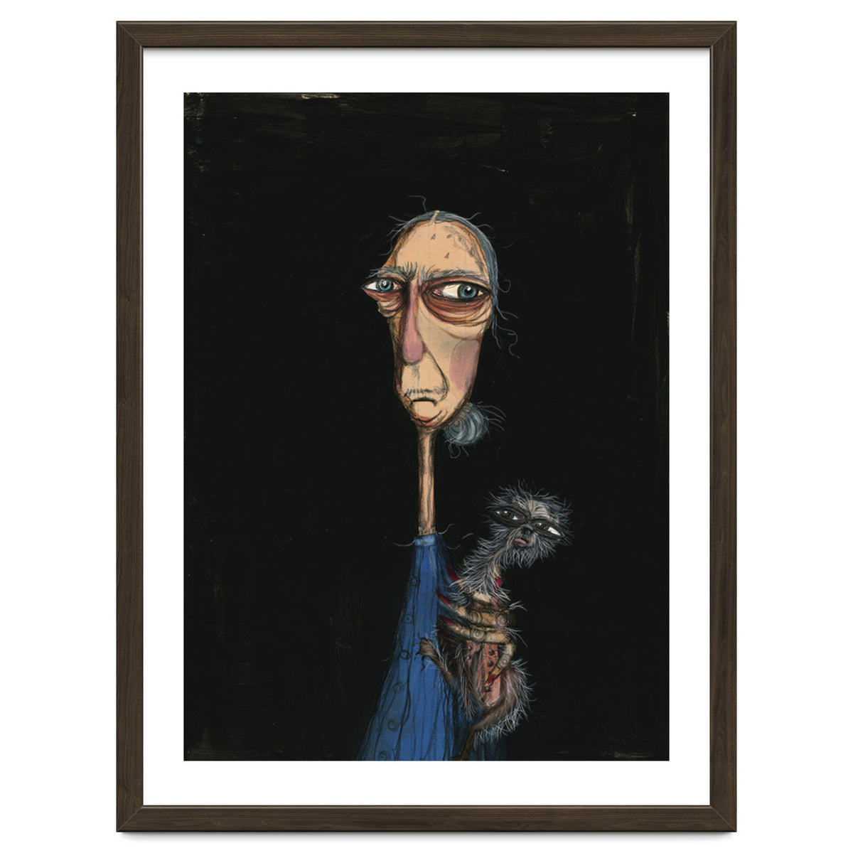 Woman Holding A Chihuahua