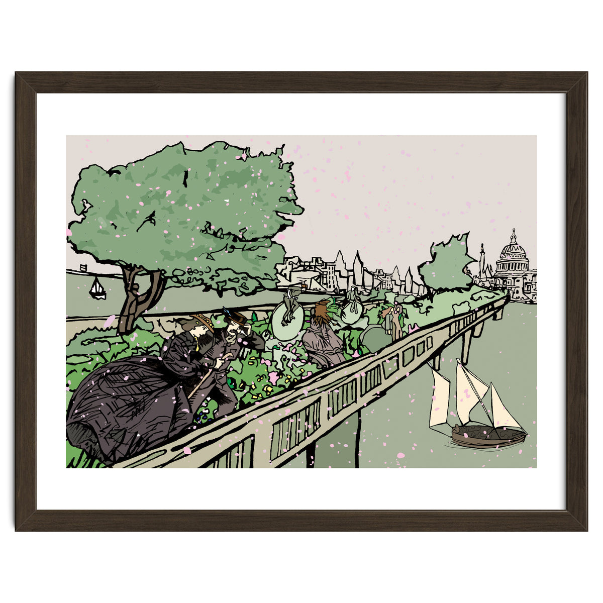 A Windy Day On The Garden Bridge