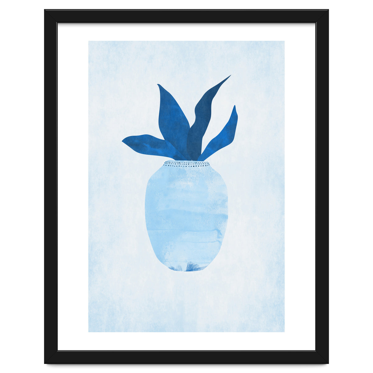 Blue vase