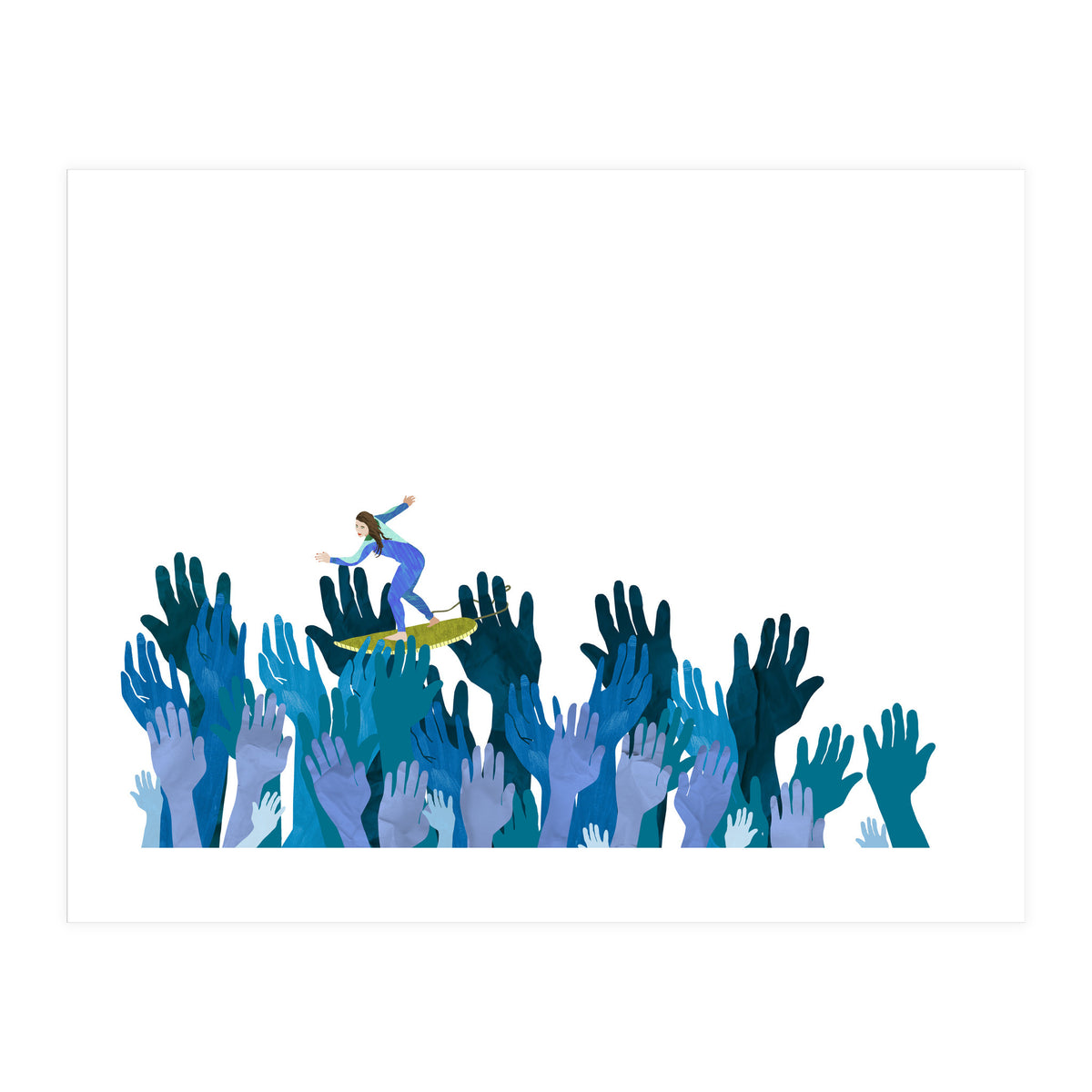 Crowd Surfing (Print Only)
