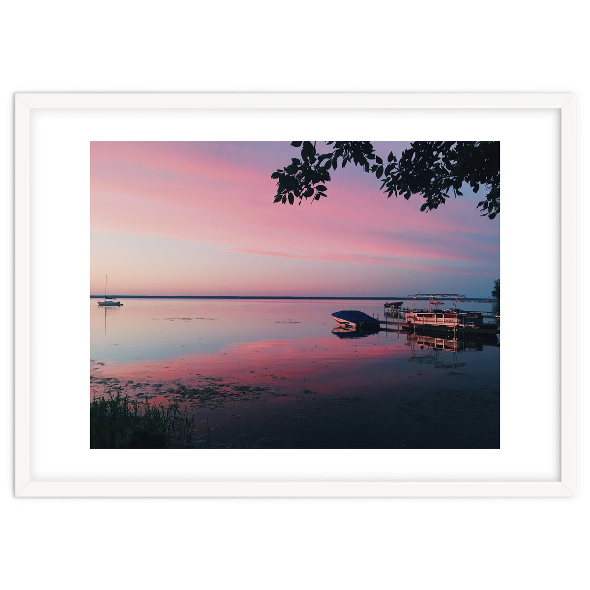 Magic hour on the lake