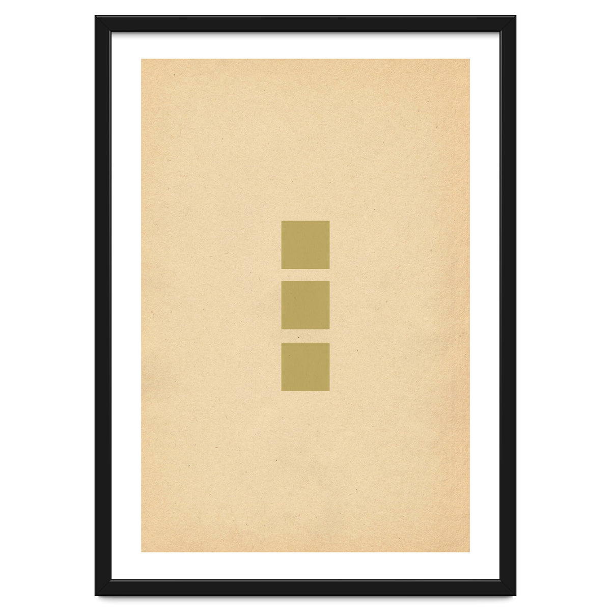 Minimalist green squares