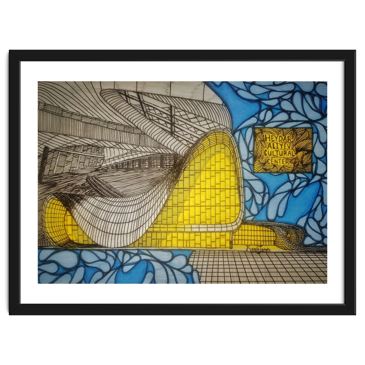 Heydar Aliyev Center Coloured