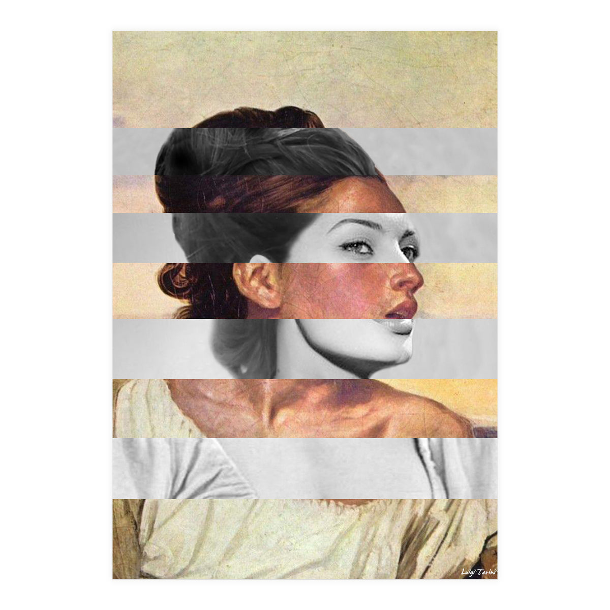 Delacroix's Orphan Girl At The Cemetery & Sophia Loren (Print Only)