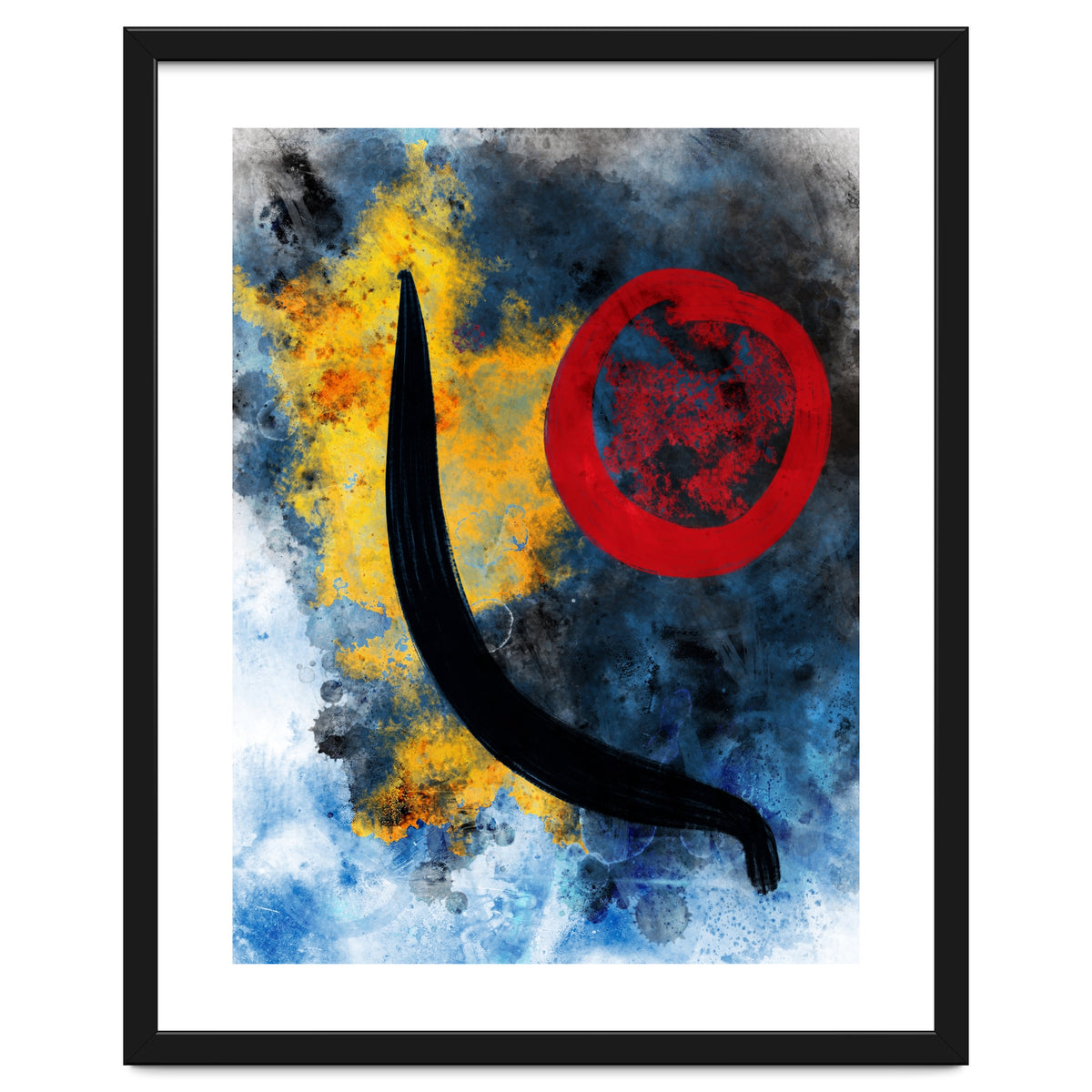 Abstract Calligraphy in the universe