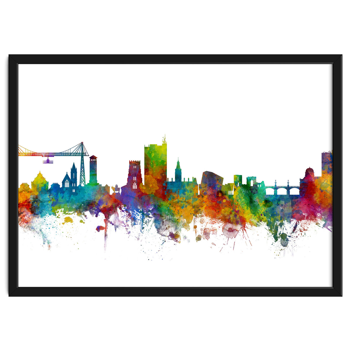 Newport Wales Skyline