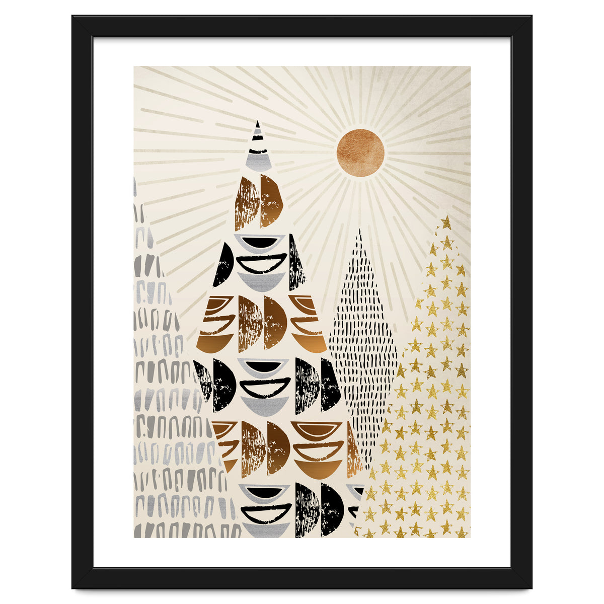 Whimsical Mountain Landscape