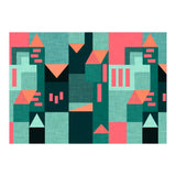 Green Klee houses (Print Only) thumbnail