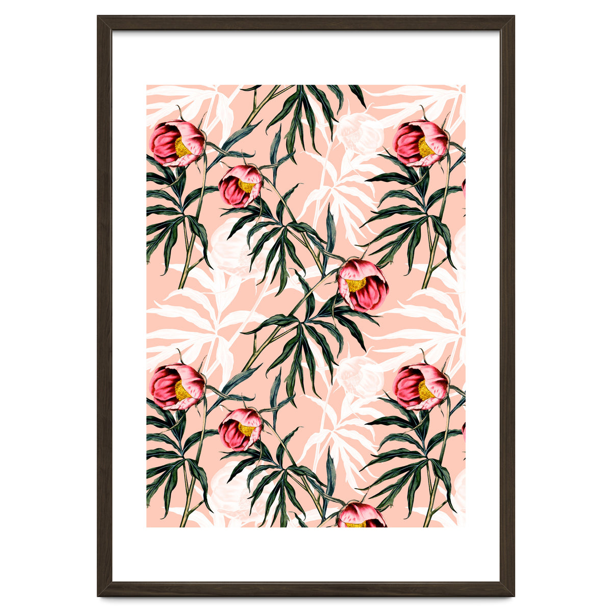 Flowery blooming pink