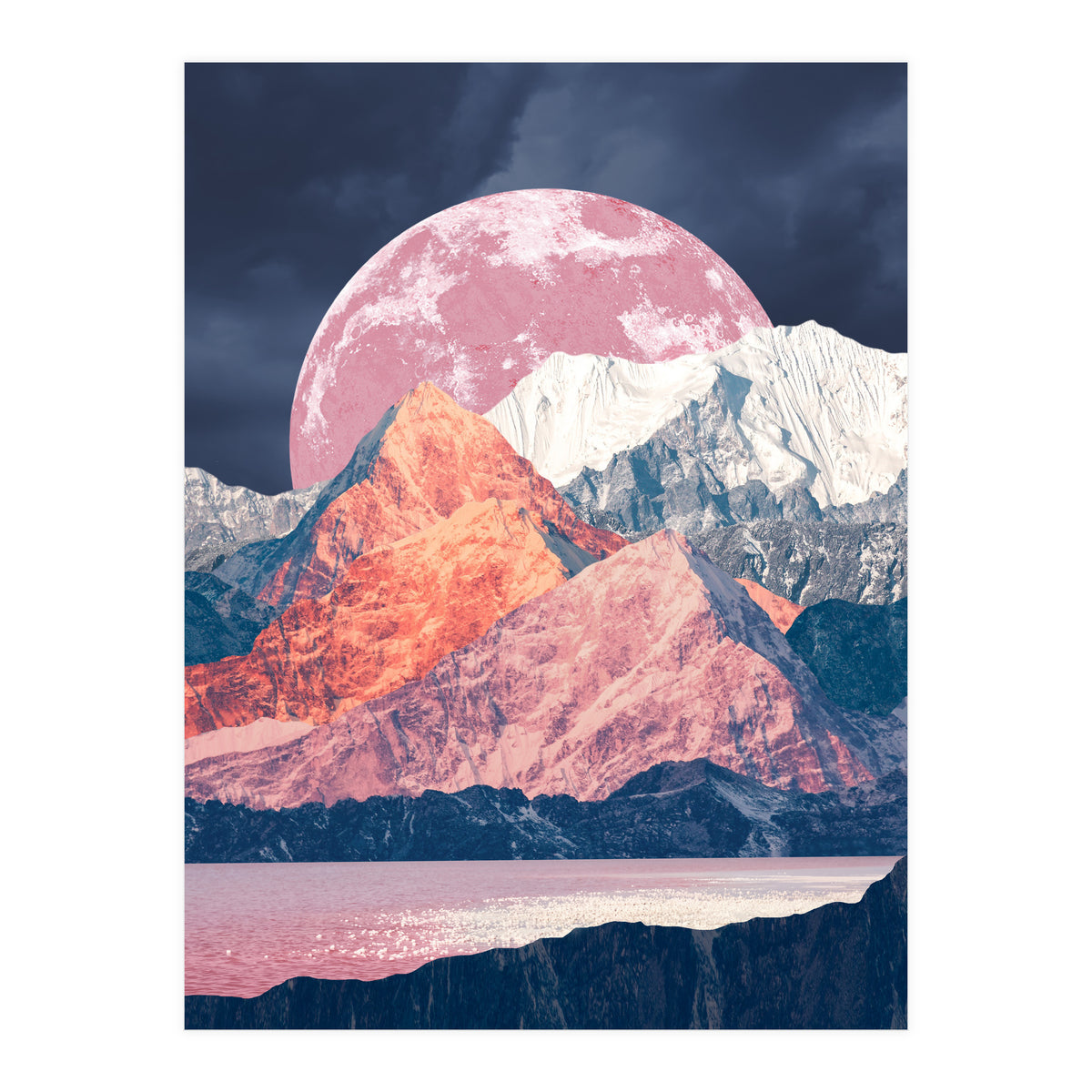 Pink Moon Rising (Print Only)