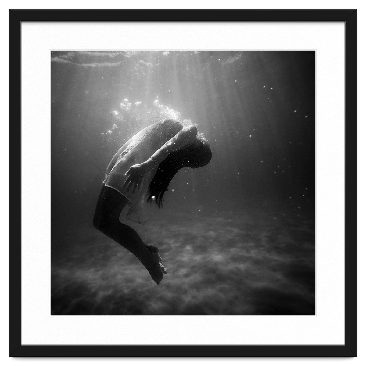 Woman Inside The Water