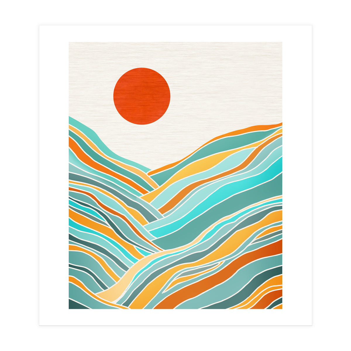 Sunset Landscape (Print Only)