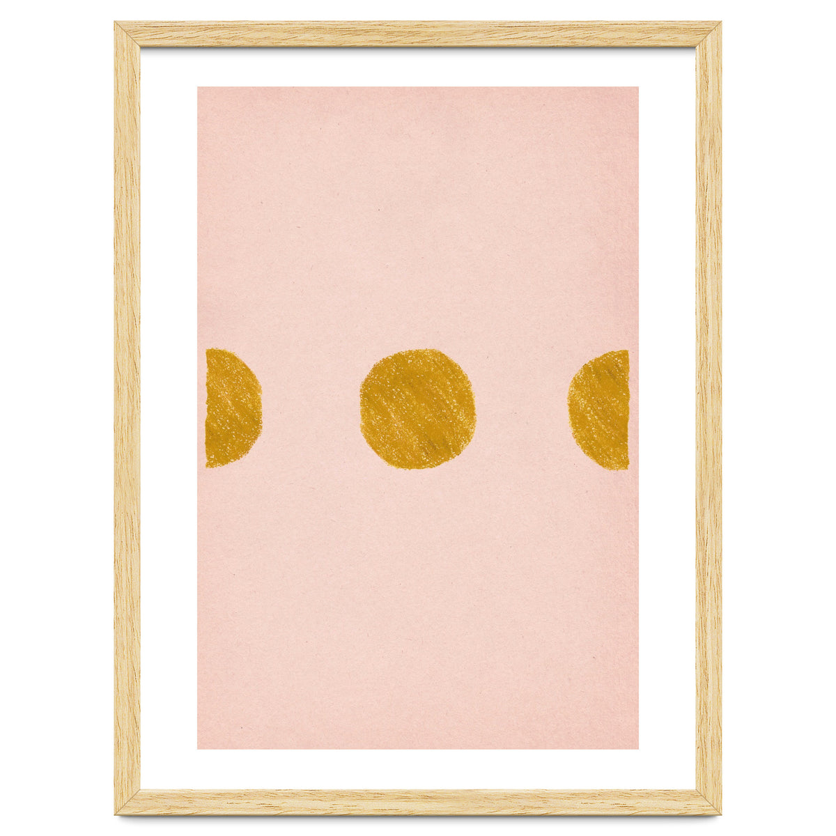 Pink and rust minimalist shapes