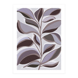 Lavender Floral Abstract (Print Only) thumbnail