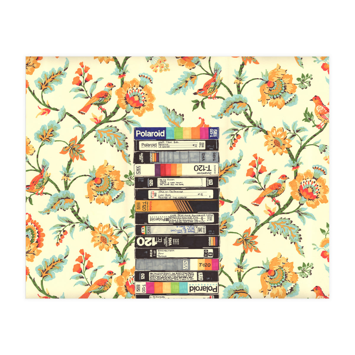 VHS & Entry Hall Wallpaper (Print Only)