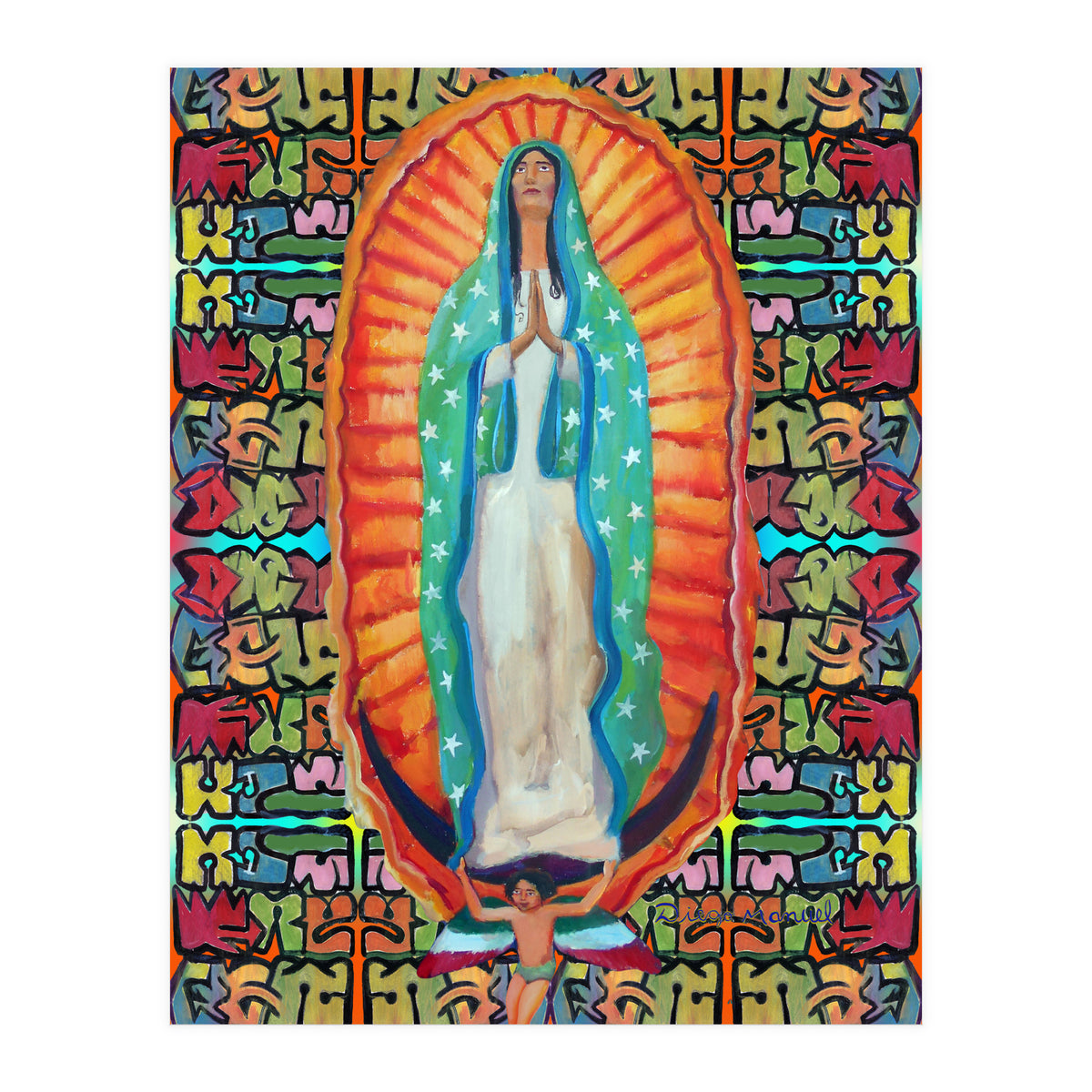 Virgen De Guadalupe 4 (Print Only)