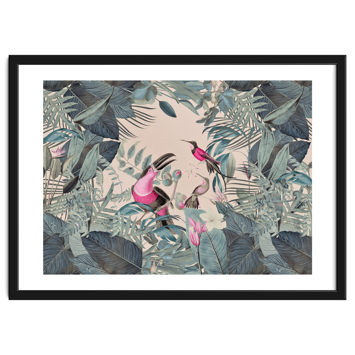 Green Jungle Toucans Color Look