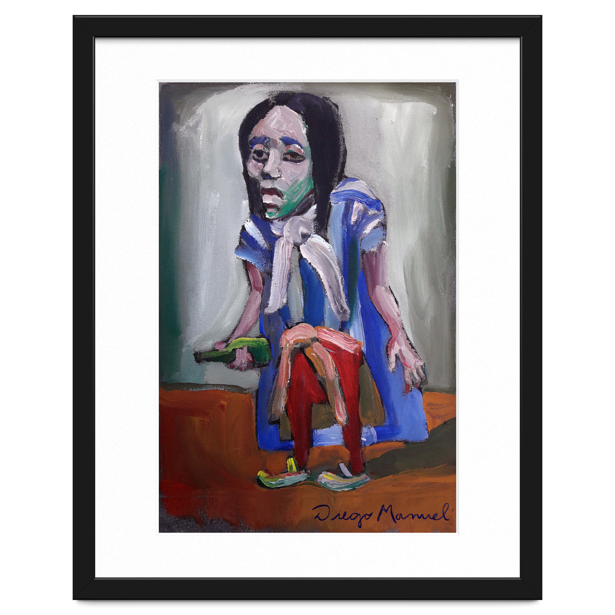 The fan, people from the neighborhood