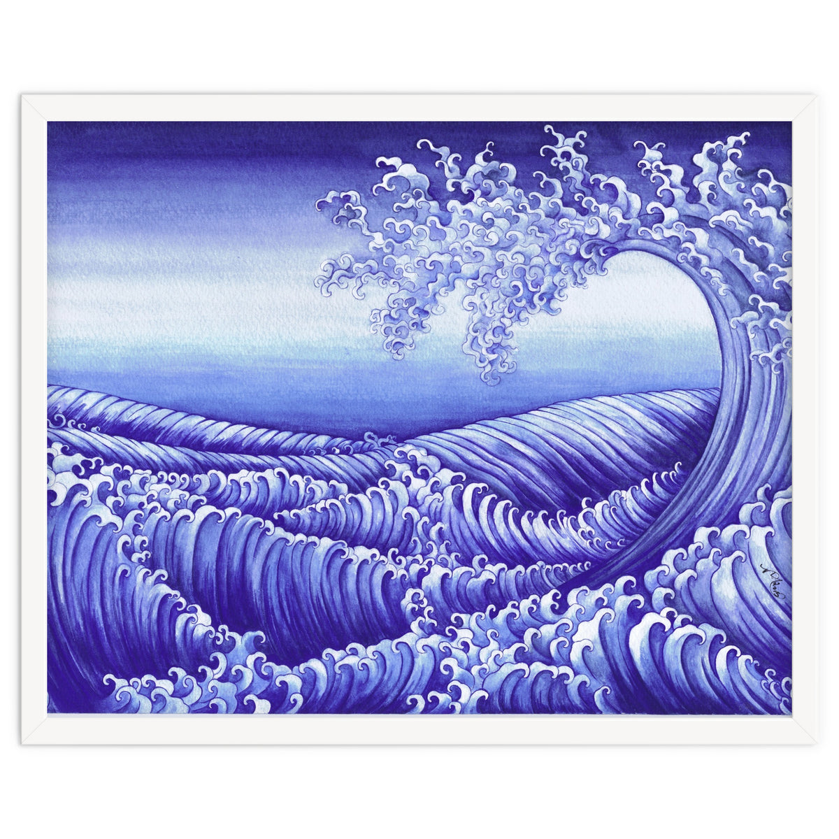 Turbulent Water Triptych part 3