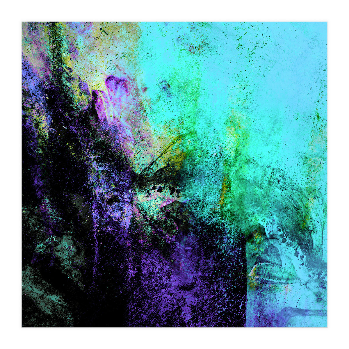 Stormy Purple Vs Black (Print Only)