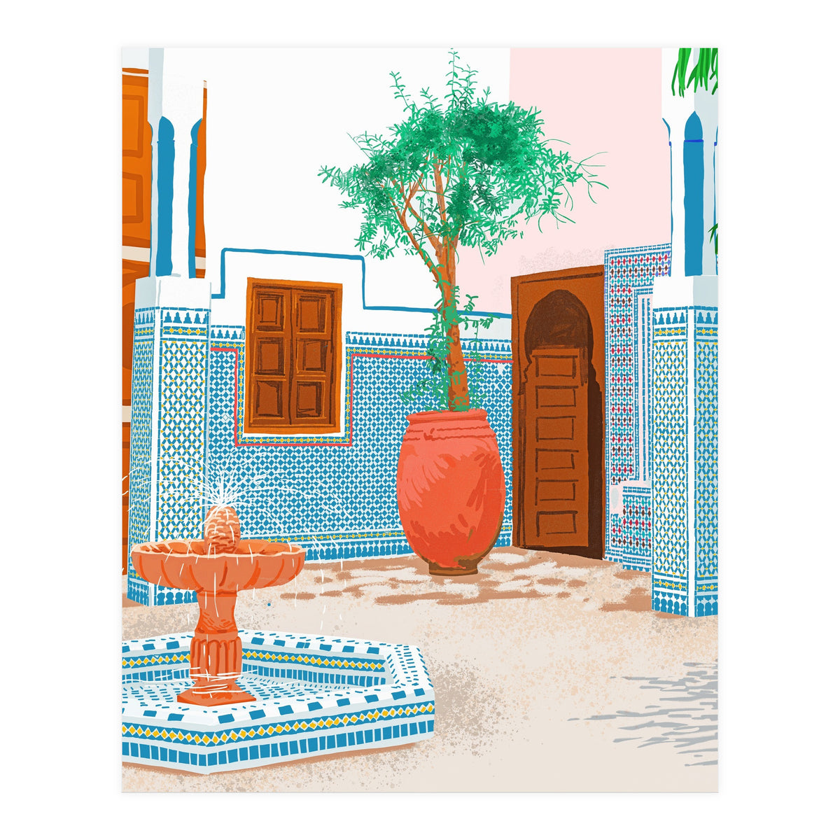 Moroccan Villa (Print Only)